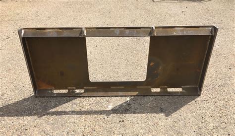 blank plate for skid steer|skid steer attachment plate fast.